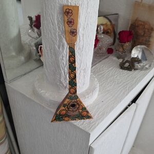 Floral Wooden Art Sculpture